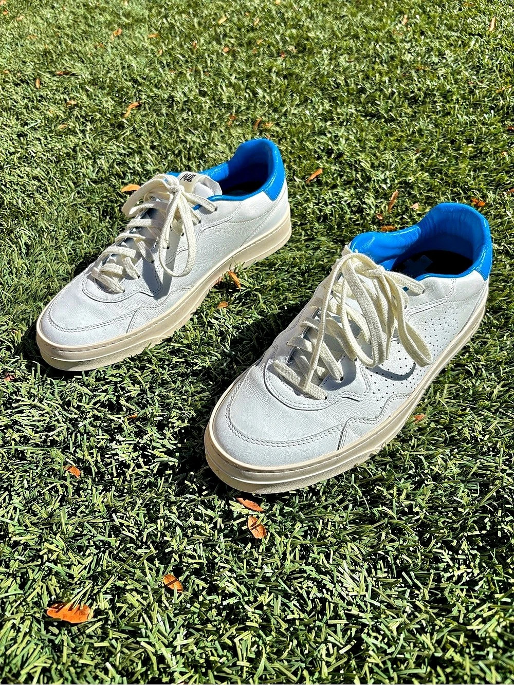 P448 White & Blue John Sneakers